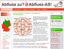 Tablet Screenshot of abfluss-as-allianz.de